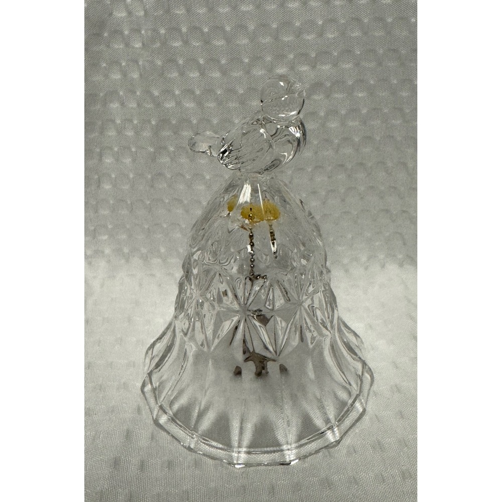 Vintage 1970's Hofbauer Byrdes Collection Lead Crystal Bell Collectible Birds